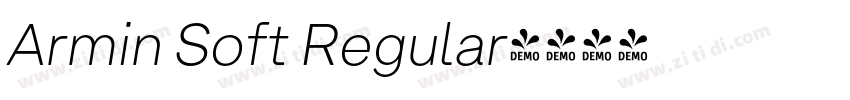 Armin Soft Regular字体转换